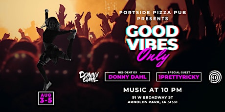 Good Vibes Only @ Portside Pizza Pub primary image
