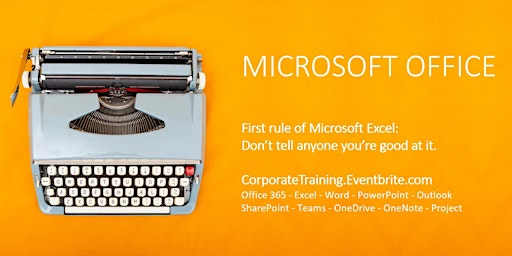 Imagem principal do evento Microsoft Excel INTRO Training Course (Level 1) 3hrs