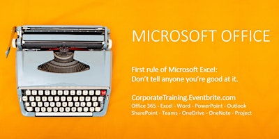 Hauptbild für Microsoft Excel INTRO Training Course (Level 1) 3hrs