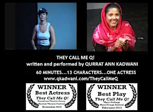 "THEY CALL ME Q!" an award-winning one woman play in San Francisco primary image