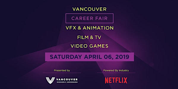 Exhibitor Registration: Vancouver Digital Entertainment Career Fair 2019