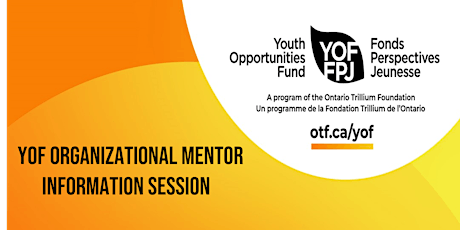 Primaire afbeelding van YOF Organizational Mentor Information Session - 2024