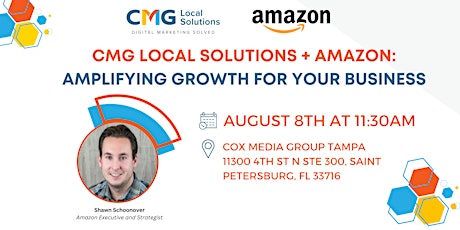 CMG Local Solutions + Amazon:  Amplifying Growth For Your Business primary image