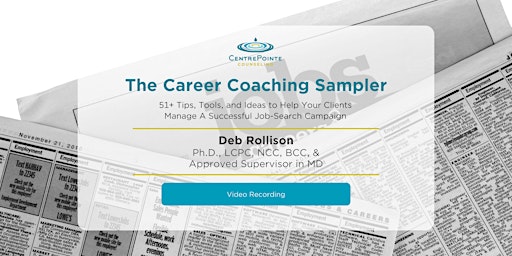 Video Recording: The Career Coaching Sampler primary image