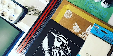 Get Busy at The Hive, a one day lino printing workshop