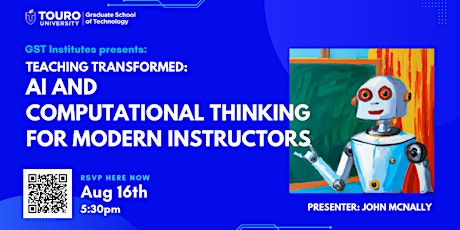 Primaire afbeelding van Teaching Transformed: AI and Computational Thinking for Modern Instructors