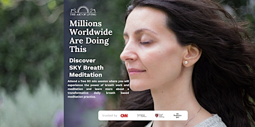 Imagem principal de Discover the Power of Breath - An Intro to the Art of Living Program