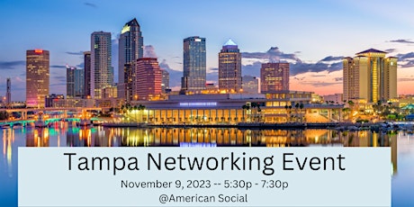 Imagem principal do evento Tampa Healthcare Professionals & Health IT Networking Social