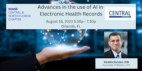 Imagem principal do evento Advances in the use of AI in Electronic Health Records