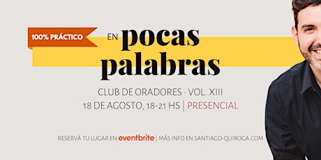 En Pocas Palabras | Club de Oradores • Vol. XIII  primärbild