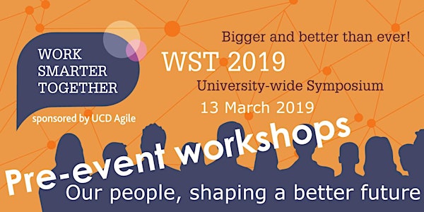 WST 2019 - Pre-event Workshops on Wednesday, 13 March 2019