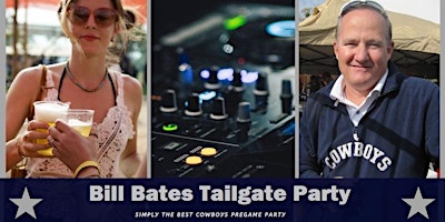 Primaire afbeelding van Bill Bates Tailgate Party (Commanders at Cowboys) - Date/Time TBD 2024