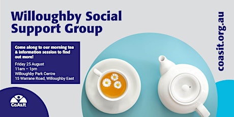Image principale de Willoughby Social Support Group Morning Tea