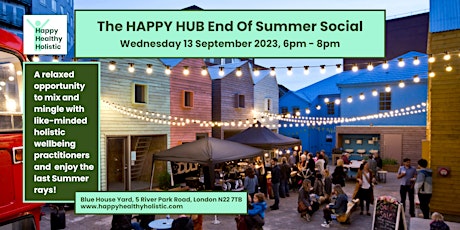 The Happy Hub End Of Summer Social primary image