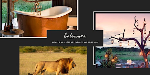 Imagen principal de Blissful Botswana, Wellness & Safari Adventure - March 2024