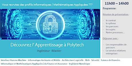 Réunion de présentation Apprentissage Polytech Informatique et Mathématiques Appliquées