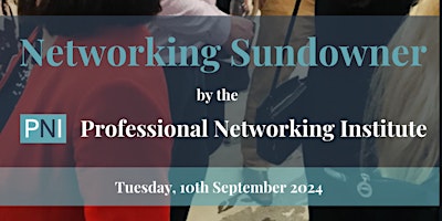 Imagem principal do evento Professional Networking Sundowner - September 2024