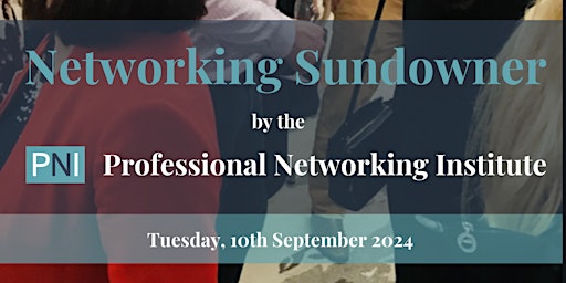 Primaire afbeelding van Professional Networking Sundowner - September 2024