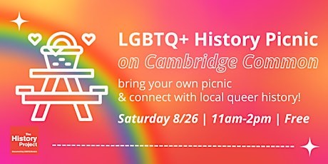 Hauptbild für POSTPONED: LGBTQ+ History Picnic, presented by The History Project