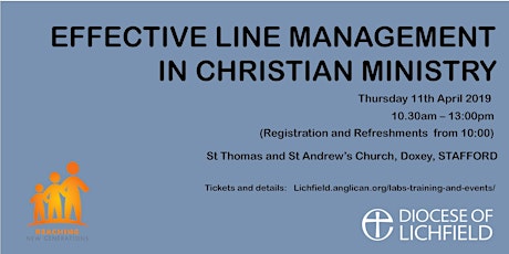 Effective Line Management in Christian Ministry primary image
