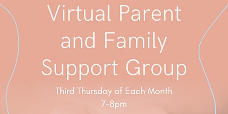 Parent and Family Dyslexia Virtual Support Group