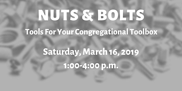 Nuts & Bolts Workshop - 2019