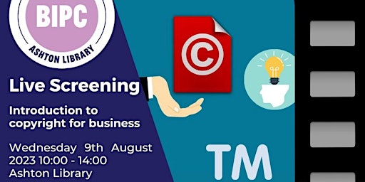 Live Webinar Screening: Introduction to copyright for business primary image