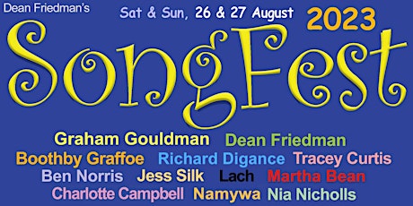 Image principale de SongFest 2023 - Sat & Sun, 26 & 27 Aug [Rugby]