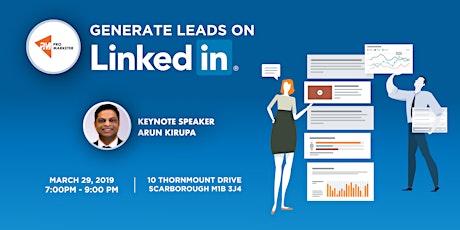 Generate Leads On LinkedIn. primary image