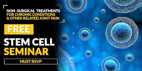FREE Regenerative Stem Cell Seminar for Pain Relief - Grove City, PA 2/22 primary image