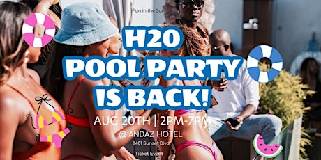 H2O POOL PARTY  IS BACK!  primärbild