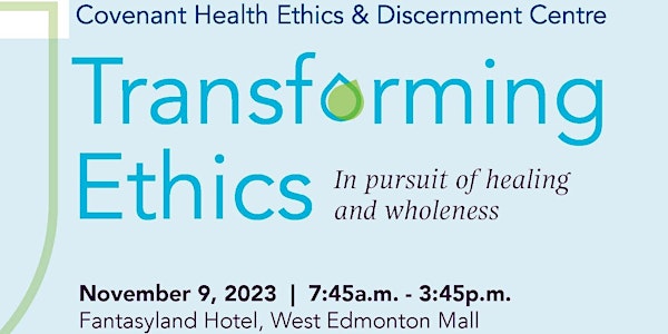 Ethics Conference Registration for Presenters, Organizers & Volunteers