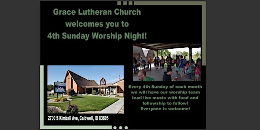 4th Sunday Worship Night primary image