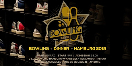 Hauptbild für DINNER & BOWLING HAMBURG 2019