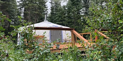 Meditation in a Yurt in the forest  primärbild