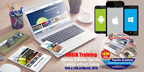 ABUJA - 2 Days Training on Website & Mobile App. Development without coding primary image