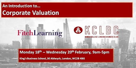 Fitch Learning Corporate Valuation Course 2019 primary image