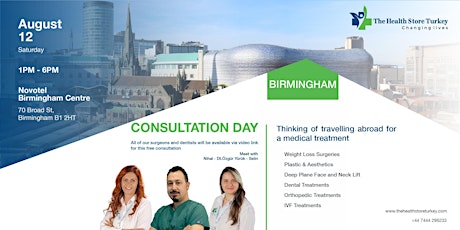 Imagen principal de Free Consultation Day - Birmingham