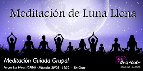 Imagen principal de Meditación Grupal de Luna Llena Febrero