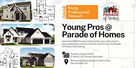 Young Pros @ Parade of Homes - Partnership with MBA primary image