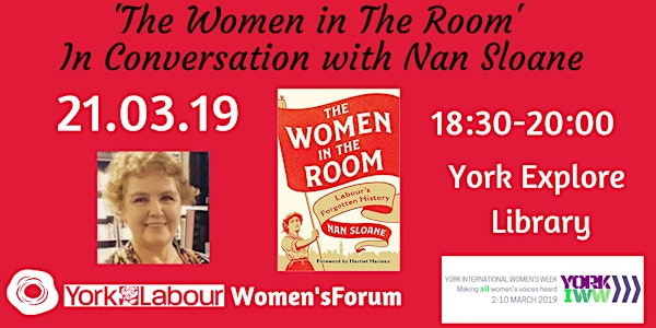 'The Women in the Room' - In Conversation with Nan Sloane
