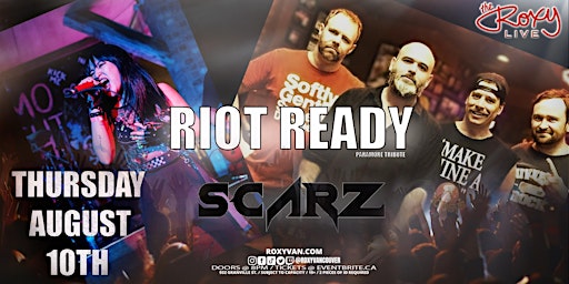 RIOT READY ( PARAMORE TRIBUTE ) W/ SCARZ primary image