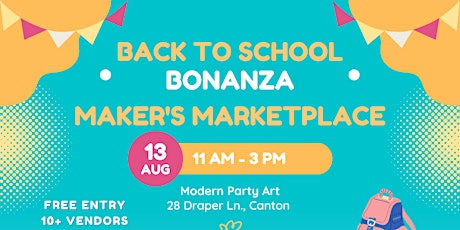 Back to School Bonanza Marketplace primary image
