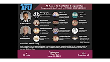 Anterior Cerec Workshop primary image