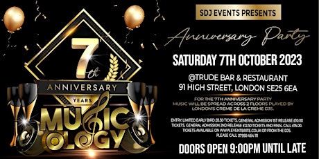 Musicology 7th Anniversary Party primary image