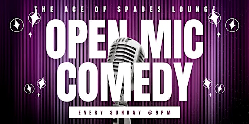 Primaire afbeelding van Sunday Night Open Mic at The Ace of Spades Lounge