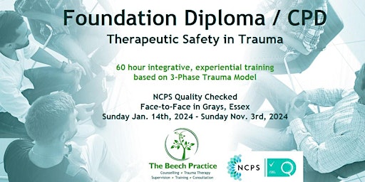 Imagen principal de Somatic Ways of Working with Trauma (NCPS Quality Checked Training)