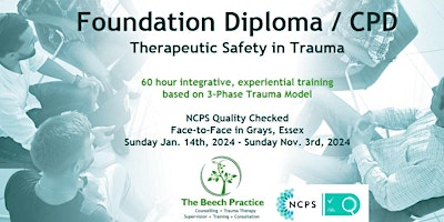 Image principale de Somatic Ways of Working with Trauma (NCPS Quality Checked Training)