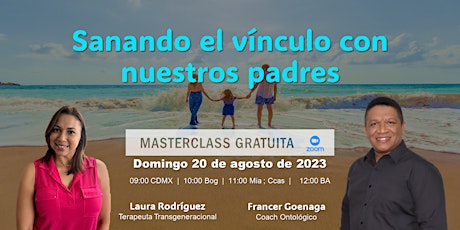 Imagen principal de Sanando el vínculo con nuestros padres- MasterClass