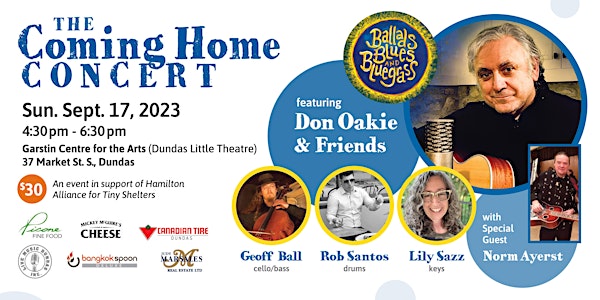 Don Oakie - The Coming Home Concert